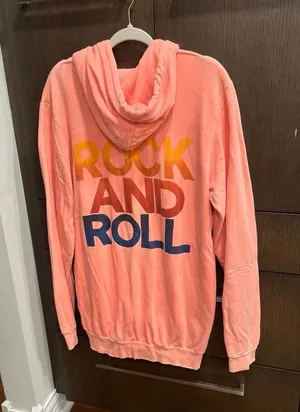 Aviator Nation "Rock and Roll"‎ hoodie in orange xxl thumbnail 1