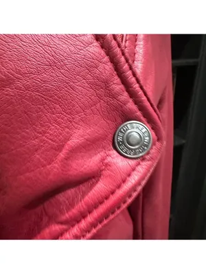 Free People We The Free Jealousy Vegan Leather Moto Jacket – Rhubarb Red – Size Small thumbnail 7