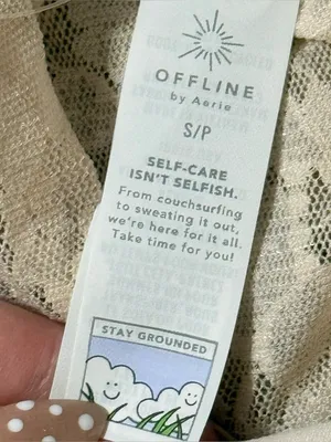 Offline by Aerie Go With the Flow Lace Split Leg Pants Cream S|P thumbnail 12