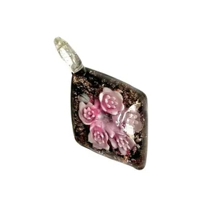 Glass flower pendant thumbnail 6