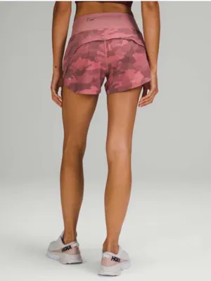 Lululemon Speed Up Mid-Rise Short 4" Heritage 365 Camo Brier Rose Multi size 8 thumbnail 5