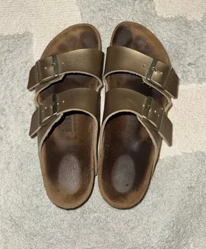 Gold Birkenstock Sandals thumbnail 1