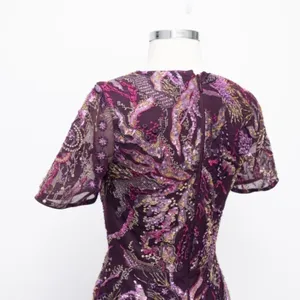 Dress The Population Floral‎ Sequin Embroidery Mini Dress thumbnail 13