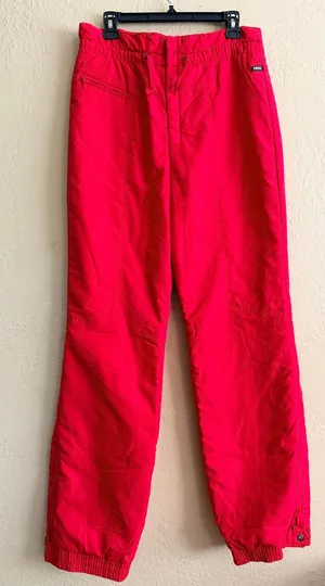 Women's Bright Pink Insulated Snow Jogger Pants thumbnail 1