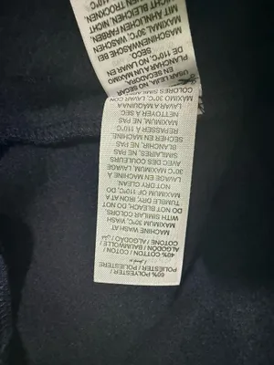 Edikted Navy Hoodie with White Malibu California Print thumbnail 5