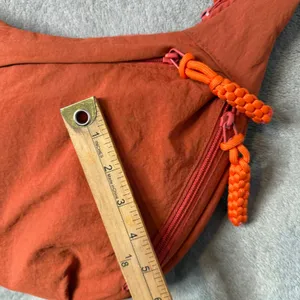 Nylon Crescent‎ Crossbody Bag Orange Utility Paracord Zipper Travel Hiking thumbnail 15