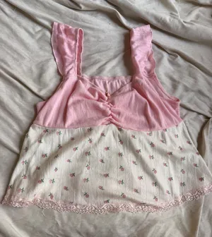 Romwe Crop Top Floral thumbnail 1