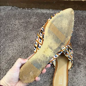 Market & Spruce knot tie geometric pointed slip on flats thumbnail 4