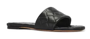 BOTTEGA VENETA Flat Sandal Black Sz 38 US Sz 8 $890 thumbnail 1