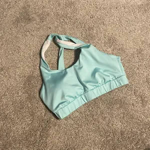 - Shein workout bra in ice aqua blue size medium swim bra/ work out m thumbnail 2