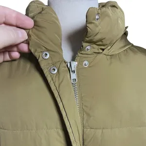 FREE PEOPLE Dreamers Moss Zip and Snap Front Hooded Puffer Vest thumbnail 4