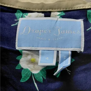 Draper James Womens Jacket Size 4 Preppy Cottagecore Coastal Chic Office Classic thumbnail 7