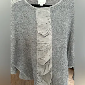 Aryn K. Gray Dolman Sleeve Mixed Media Wool/Silk Sweater Size S Long‎ Sle… thumbnail 6
