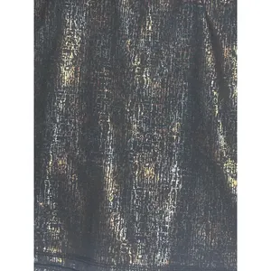 Lilly Pulitzer Sabbia Luxletic Skort Black Gold Metallic Foil Activewear Women M thumbnail 2