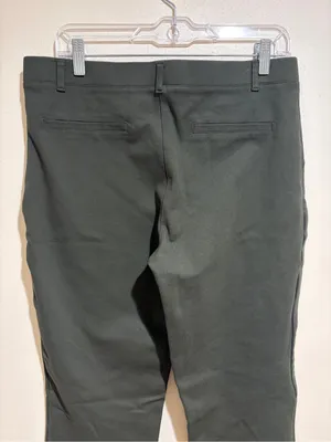Quince Ultra-Stretch Ponte Straight Leg Pants Olive Green Size Large thumbnail 12