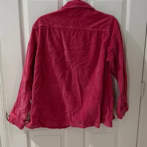 Vintage L.L. Bean Women’s Corduroy Shirt Jacket shacket in Pink/red size small thumbnail 5