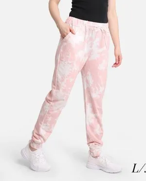 Rails Susan Komen Women s Size 2XL Pink Tie Dye Jogger Pants Ramona Warrior thumbnail 1