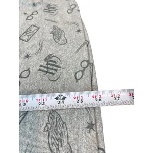 Harry Potter Wizarding World Pajama Set XXL Gray All Over Print Long Sleeve Pant thumbnail 7