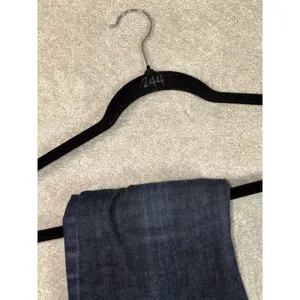 adriano goldschmied jeans womens stevie straight dark wash low rise‎ 25r thumbnail 10