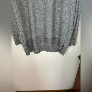 Aerie Gray Brushed Fleece Long Sleeve Top Size Smal thumbnail 9