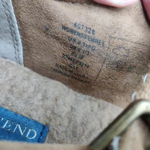 Tan Suede Mary Janes by Lands end sz 8 thumbnail 7