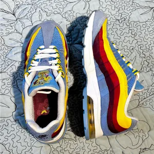 Nike Air Max 95 Zen University Blue Team Red Varsity Yellow White Sz 7 💛 thumbnail 1