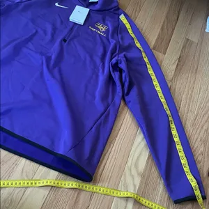 University of Northern Iowa Panthers Softball 1/4 Zip Womens Large Purple Nike thumbnail 7
