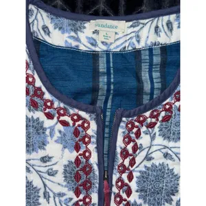 Sundance Women's Catalog Jubileo Utility Jacket Embroidered Quilted Size Large thumbnail 4
