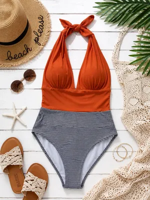 Cupshe One-Piece Swimsuit Halter thumbnail 5