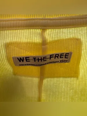 NWOT Free People We The Free Ever Had Tee - mellow yellow - XS thumbnail 12