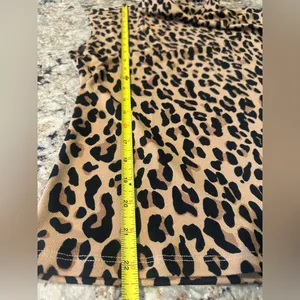 Ninewest Size Large Leopard Print Mock Neck Tank Top New NWT SZ L thumbnail 5