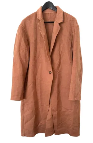 UNIQLO Double Face Wool Blend Cocoon Coat Beige‎ Medium thumbnail 1