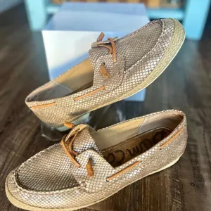 Sam Edelman Boat Shoes Glittery Style Size 10 Womens thumbnail 6