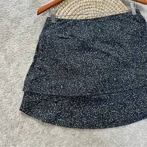 FootJoy Women’s Performance Layered Skort Skirt Pull On Golf in Black Speckled M thumbnail 4