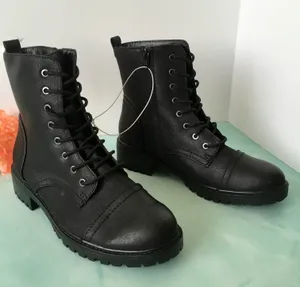Black Combat Boots, Size 9 1/2 thumbnail 3