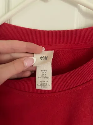 Red H&M Sweatshirt  thumbnail 3