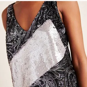 NWT Anthropologie tiny Cassandra sequin tank top‎ thumbnail 2