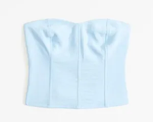 ‼️Abercrombie Strapless Premium Crepe Corset Set Top‼️ thumbnail 1