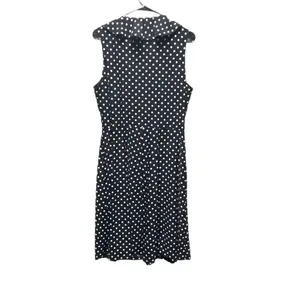 Chaps size XL wrap dress polka dot dress ruffles thumbnail 3