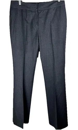 Adrienne Vittadini Pants Womens Sz 8 Heather‎ Gray Dress Wide Leg 32x32 thumbnail 1