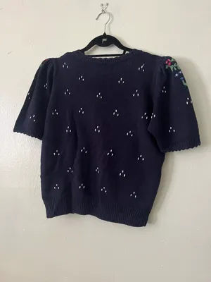 Herman Geist Vintage Hand Embroidered Sweater thumbnail 6