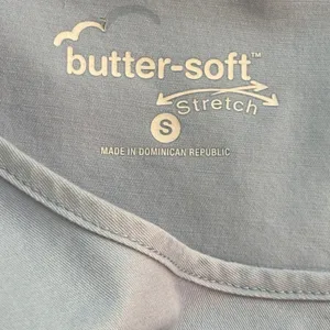Butter-Soft Scrub Top‎ Baby Blue Small thumbnail 6