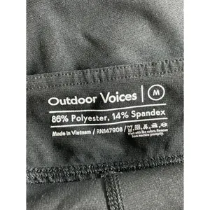 Outdoor Voices Women's Black Tennis Golf Workout Athletic Skirt Skort Size M thumbnail 5