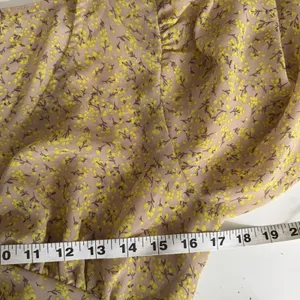 Wild Fable Floral Maxi Dress Button Front Puff Sleeve Boho Cottagecore Duster S thumbnail 9