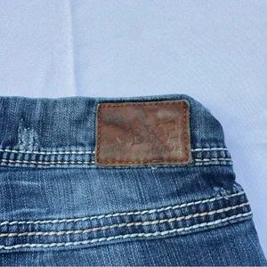 BKE Culture Jeans 29R Women’s Bootcut Stretch Blue Thick Stitch Low Rise thumbnail 10