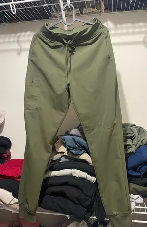 Mandala Scrubs Olive jogger scrub pants thumbnail 1