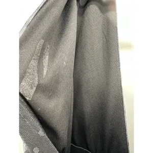 Black Tulle Tiered Maxi Dress Size L Gown Whimsigoth Dark Grunge Boho Swiss Dot‎ thumbnail 7
