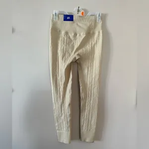 Women’s JoyLab cream high rise thick leggings M NWT thumbnail 5