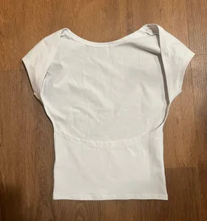 Amazon White  Backless Top thumbnail 2