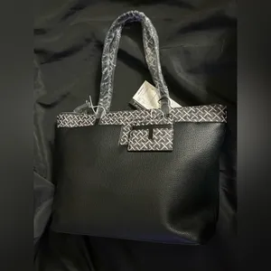Tahari 3 PC Commuter Multi Compartment Tote Bag Set Purse NWT thumbnail 16